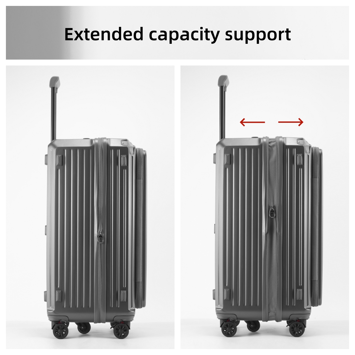  Large Capacity Expandable Su - Expandable Hard Shell Luggage Set ulasan dan harga