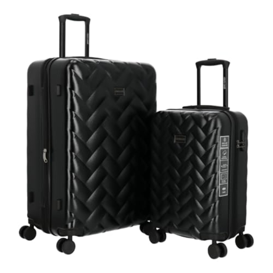 Travel luggage set: polycarbon - Expandable Hard Shell Luggage Set ulasan dan harga