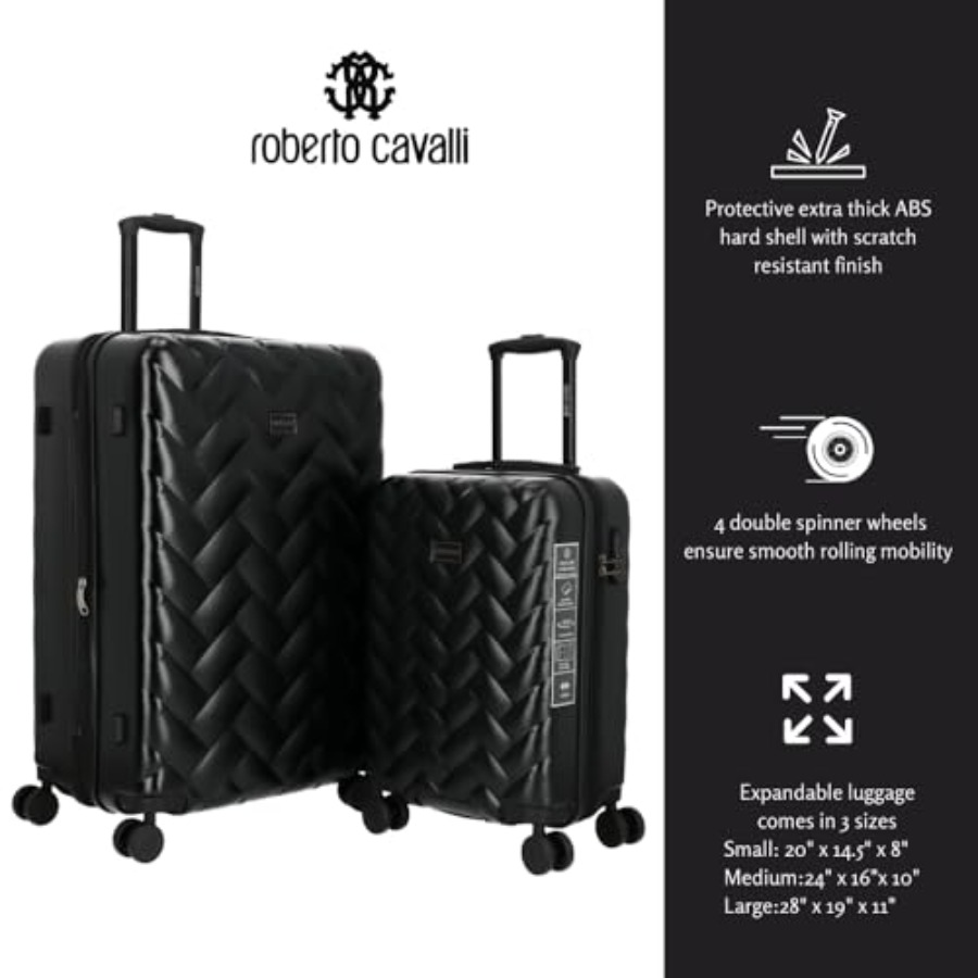 Travel luggage set: polycarbon - Expandable Hard Shell Luggage Set ulasan dan harga