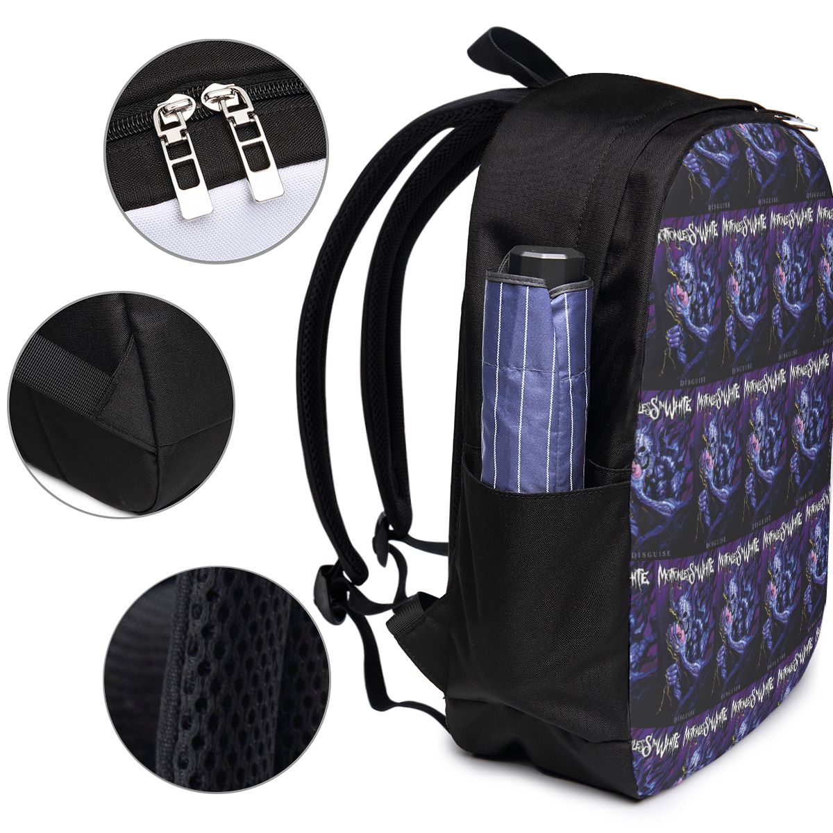 Motionless In White Backpack T - Travel Bags ulasan dan harga
