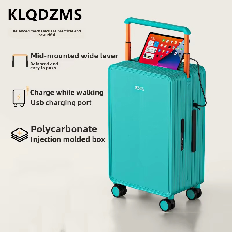 KLQDZMS Luggage ABS+PC Boardin - Spinner Wheel Rolling Suitcase 20 Inch ulasan dan harga