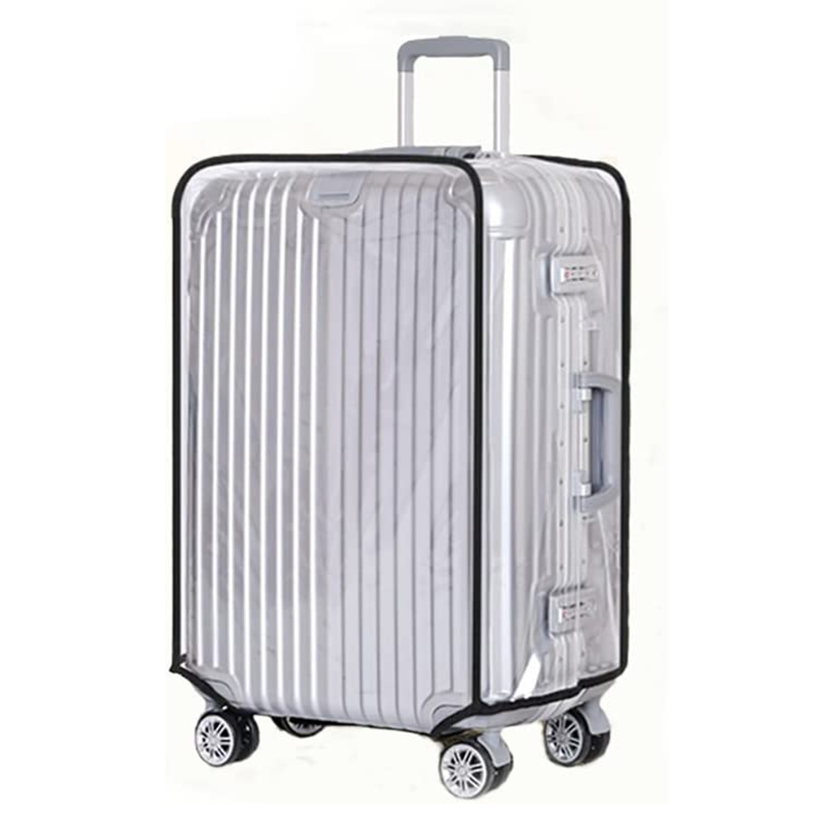 New Full Transparent Luggage P - Waterproof Suitcase Cover Protector ulasan dan harga