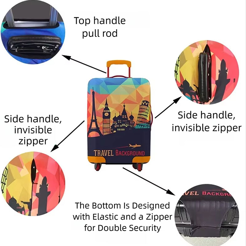 New Travel Suitcases Protector - Waterproof Suitcase Cover Protector ulasan dan harga