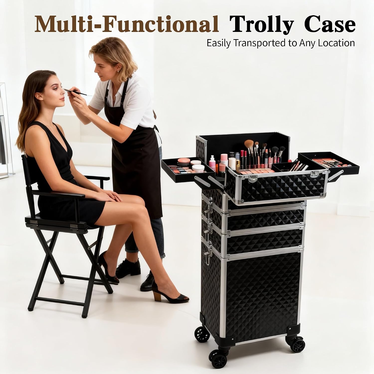 Rolling Makeup Train Case, Cos - Luggage ulasan dan harga