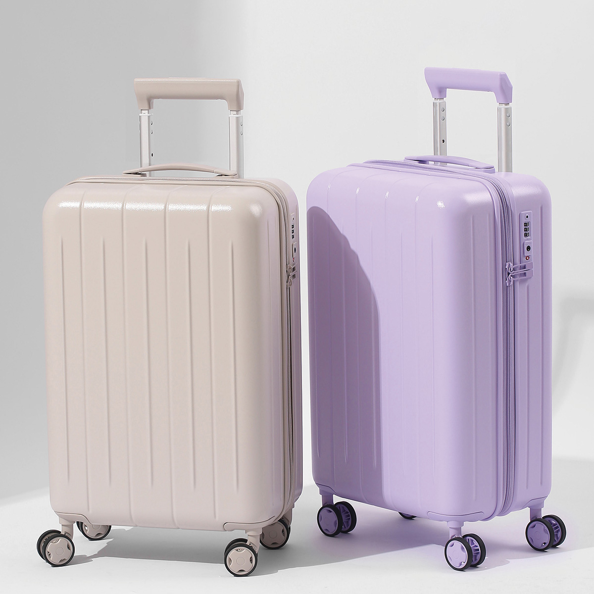 20 Inch PC Hard Shell Luggage  - Spinner Wheel Rolling Suitcase 20 Inch ulasan dan harga