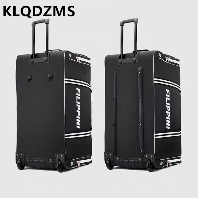KLQDZMS Oxford Cloth Luggage T - Foldable Rolling Luggage Bag ulasan dan harga
