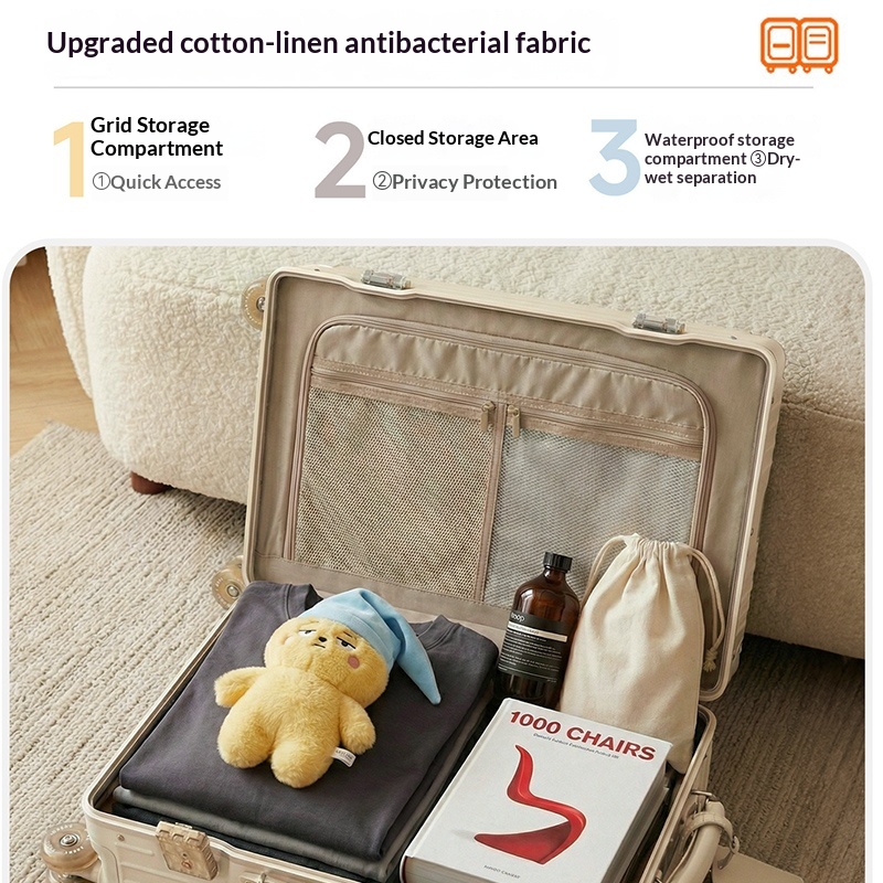2026 New Women's Skating Wheel - Spinner Wheel Rolling Suitcase 20 Inch ulasan dan harga