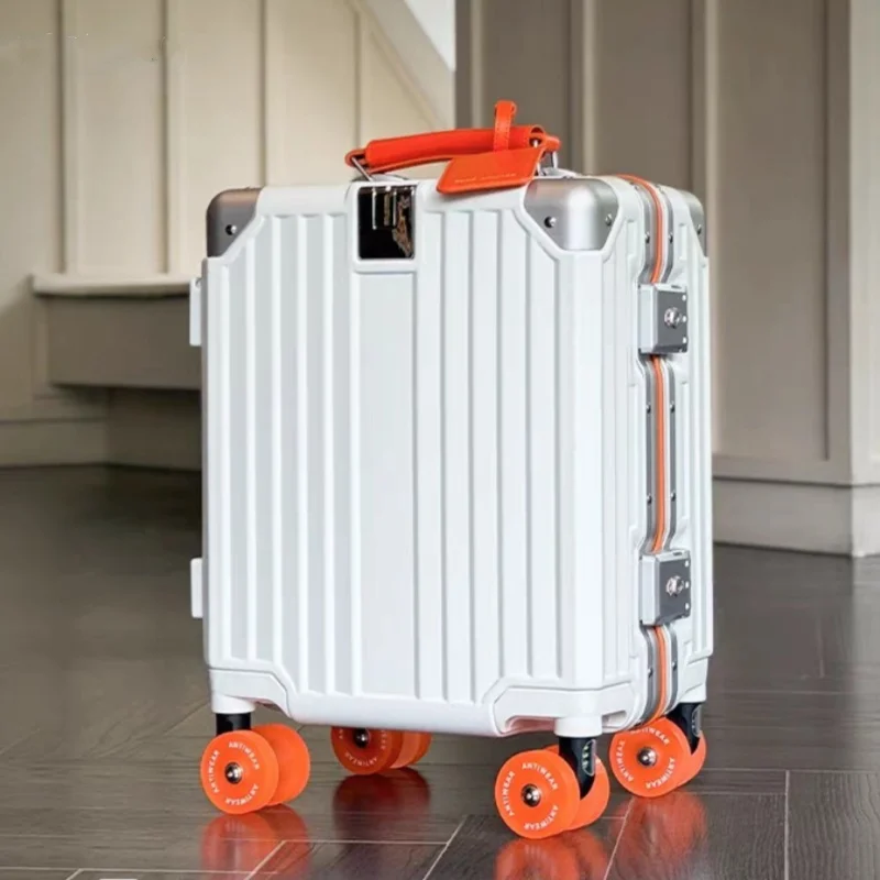 14‘’ Rolling Luggage Lightweig - Aluminum Frame Carry On Luggage ulasan dan harga