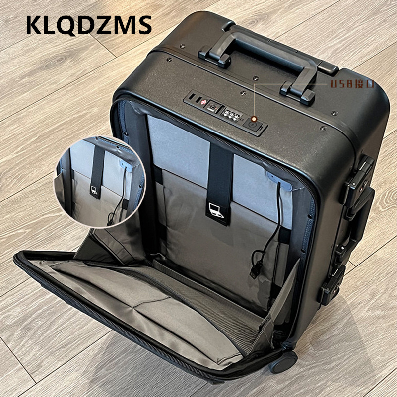 KLQDZMS Oxford Cloth Suitcase  - Spinner Wheel Rolling Suitcase 20 Inch ulasan dan harga
