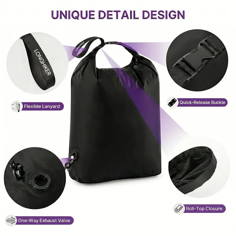 EYFL-24L Hand Roll Compression - Foldable Rolling Luggage Bag ulasan dan harga