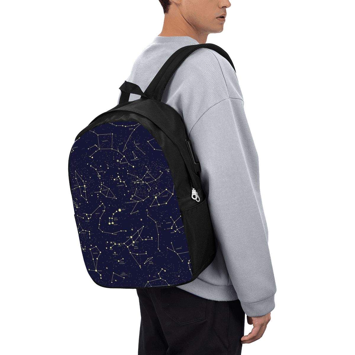 Night Sky Golden Celestial Sta - Travel Bags ulasan dan harga