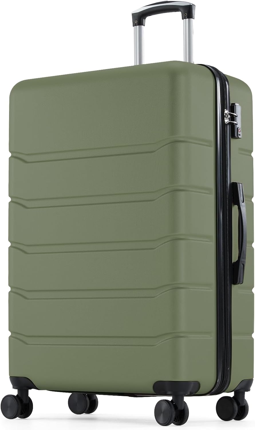 28 Inch Carry on Luggage, Hard - Expandable Hard Shell Luggage Set ulasan dan harga