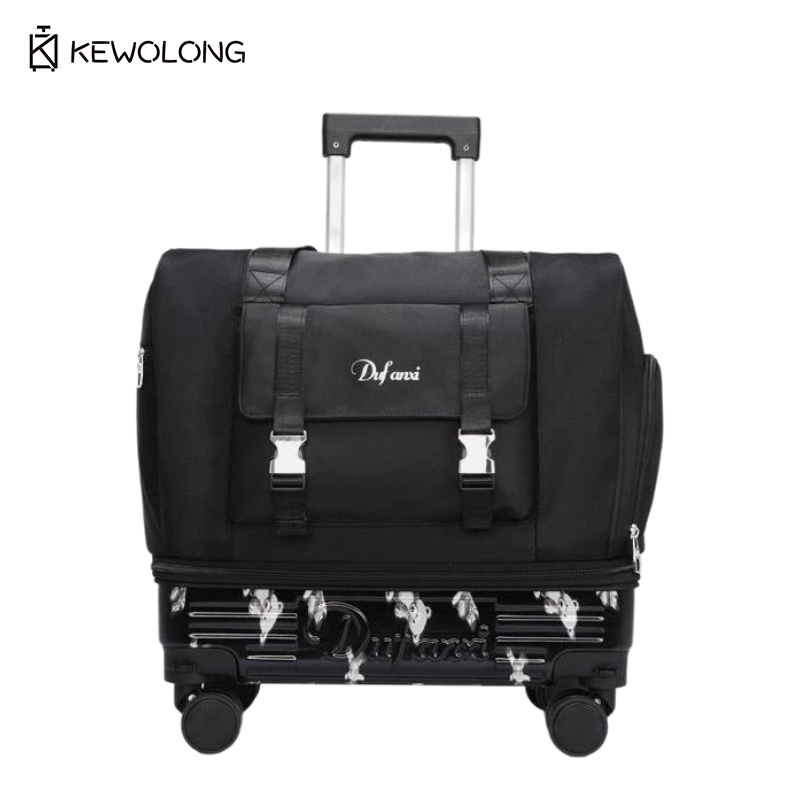 Oxford Fabric Foldable Carry O - Foldable Rolling Luggage Bag ulasan dan harga