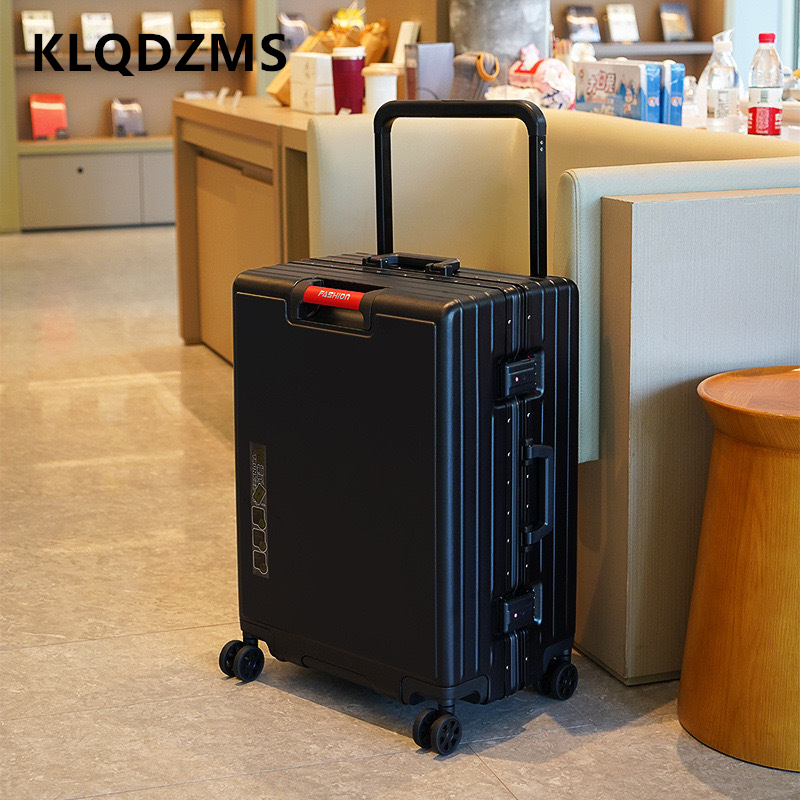 KLQDZMS Suitcase Aluminum Fram - Aluminum Frame Carry On Luggage ulasan dan harga
