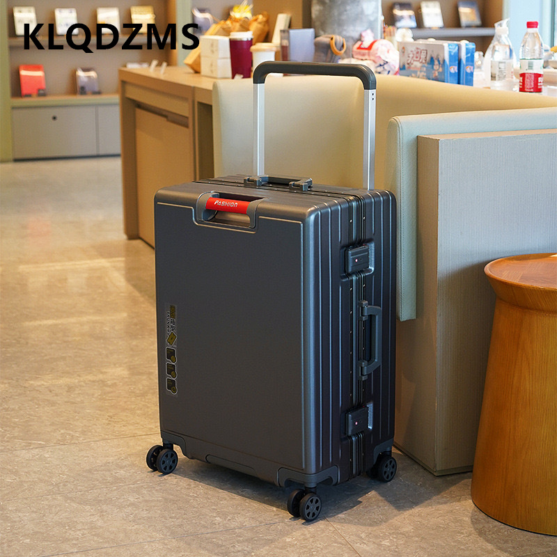 KLQDZMS Suitcase Aluminum Fram - Aluminum Frame Carry On Luggage ulasan dan harga