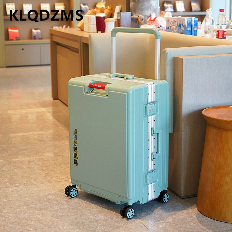 KLQDZMS Suitcase Aluminum Fram - Aluminum Frame Carry On Luggage ulasan dan harga