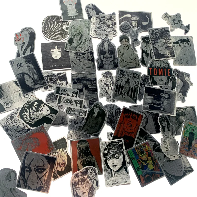 50PCS Laser Anime Tomie Sticke - Handbags ulasan dan harga
