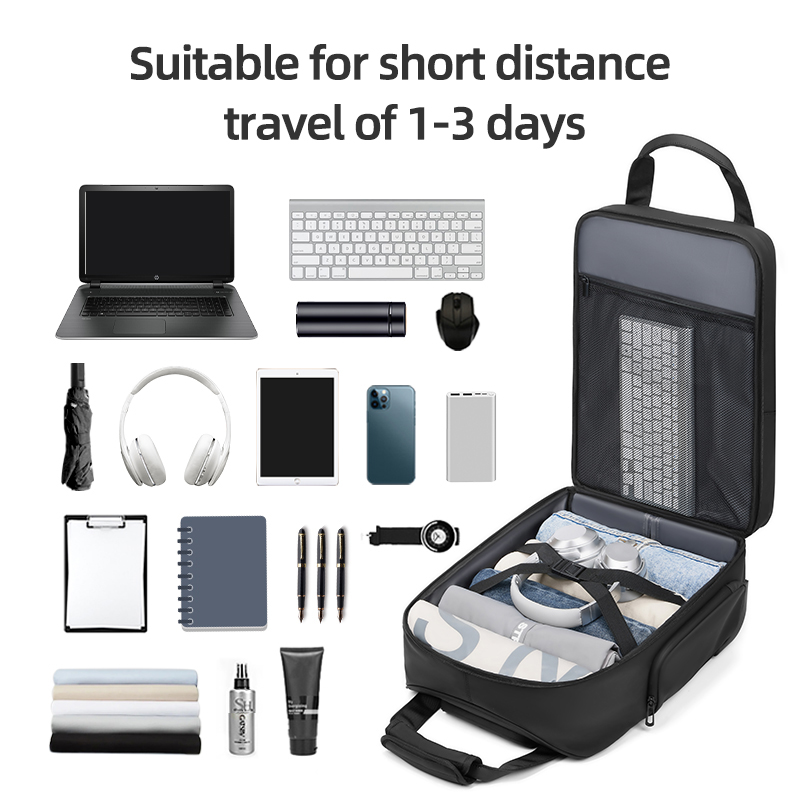 Travel Trolley Business Backpa - Foldable Rolling Luggage Bag ulasan dan harga