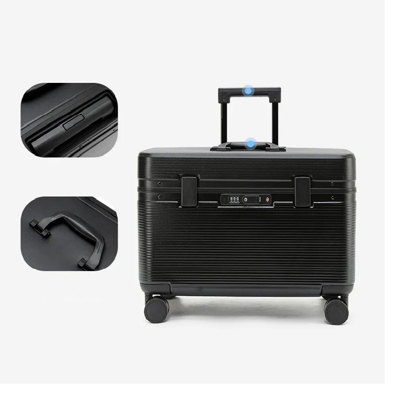 Bunnyfly Captain's Travel Case - Aluminum Frame Carry On Luggage ulasan dan harga