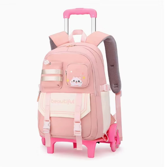 kids School Rolling backpack F - Foldable Rolling Luggage Bag ulasan dan harga