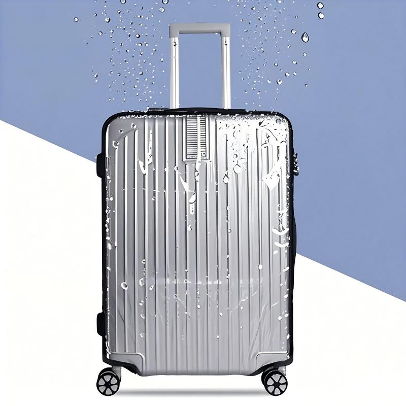 16-28 Inch Transparent PVC Lug - Waterproof Suitcase Cover Protector ulasan dan harga