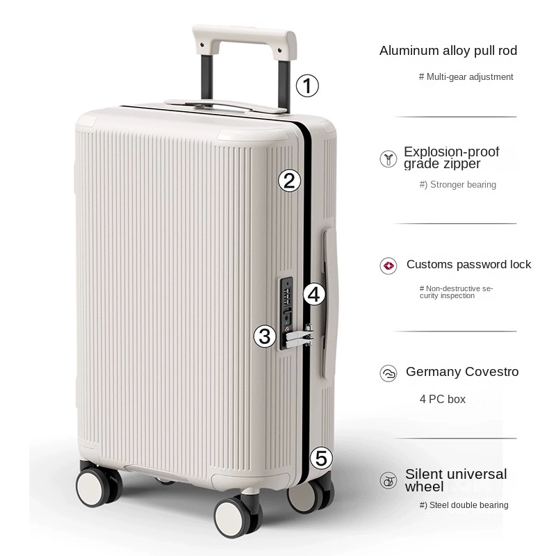 20-inch Trolley Suitcase 28-in - Cabin Size Lightweight Travel Trolley ulasan dan harga