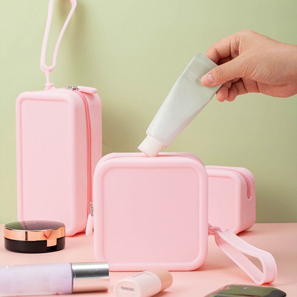 Portable Silicone Coin Purse L - Cosmetic Bags ulasan dan harga
