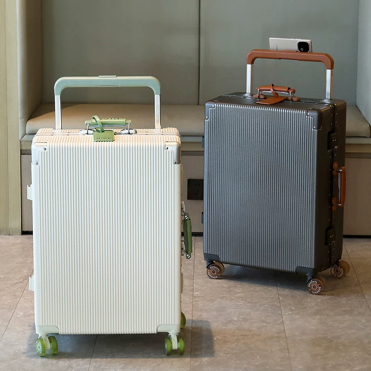 Wide-handle Suitcase with Roll - Spinner Wheel Rolling Suitcase 20 Inch ulasan dan harga