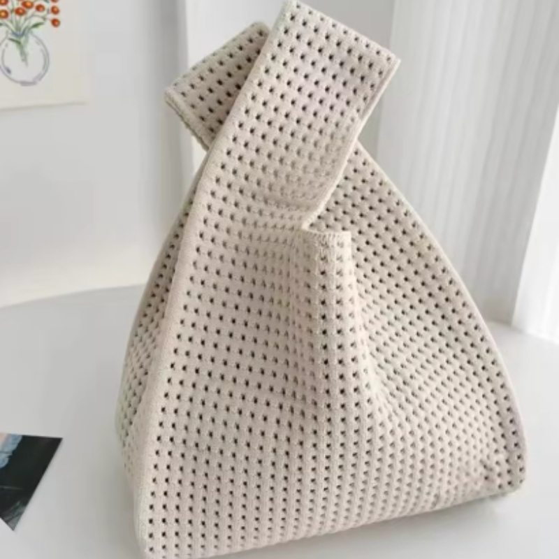 Women Beach Bag Hollow Knit Kn - Cosmetic Bags ulasan dan harga
