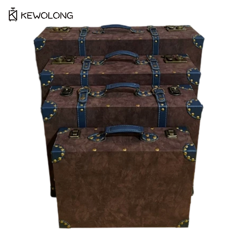 Vintage Leather Suitcase Stora - Retro Vintage Trunk Suitcase ulasan dan harga