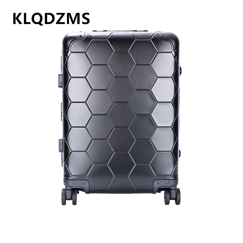 KLQDZMS Cabin Suitcase All Alu - Spinner Wheel Rolling Suitcase 20 Inch ulasan dan harga