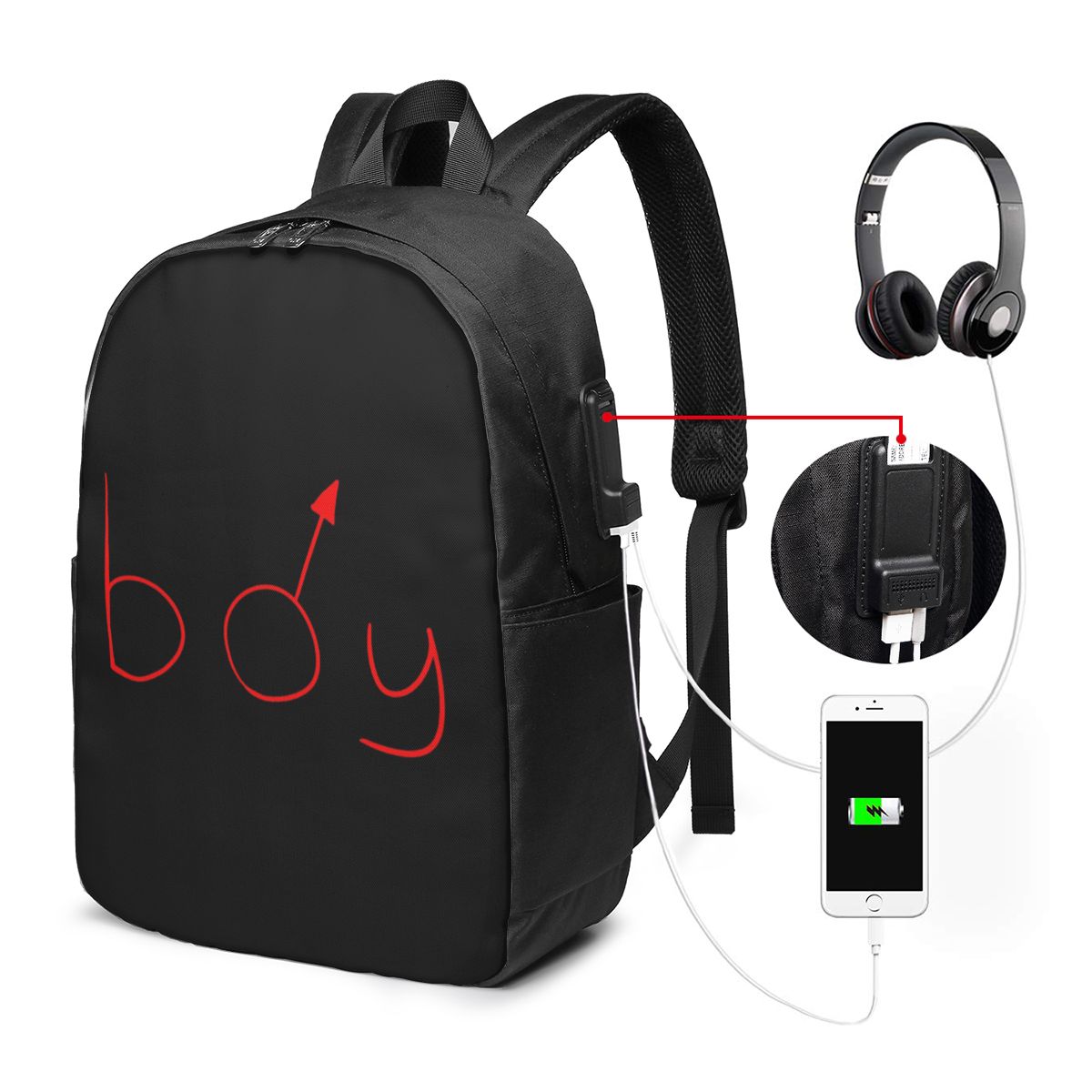 Boymoder Hat And Shirt Backpac - Travel Bags ulasan dan harga