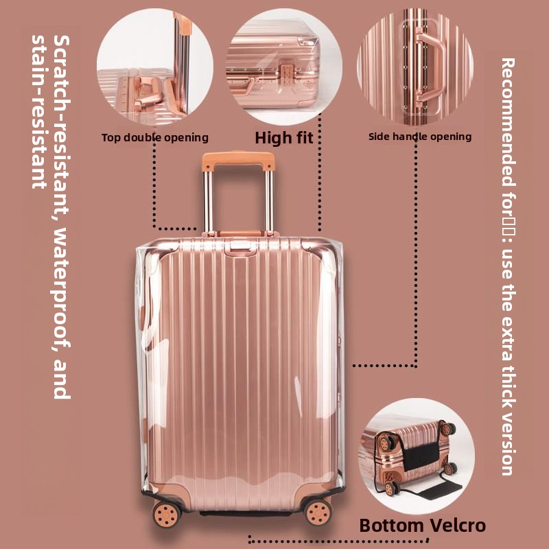 Thickened Protective Cover for - Luggage Protective Cover Transparent ulasan dan harga