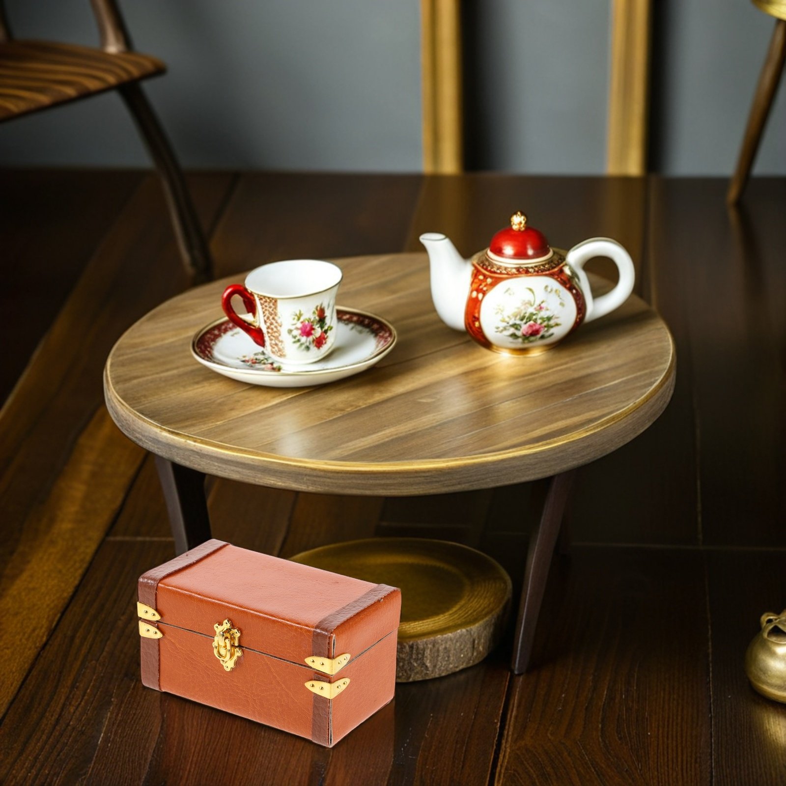 Miniature Vintage Trunk Suitca - Retro Vintage Trunk Suitcase ulasan dan harga