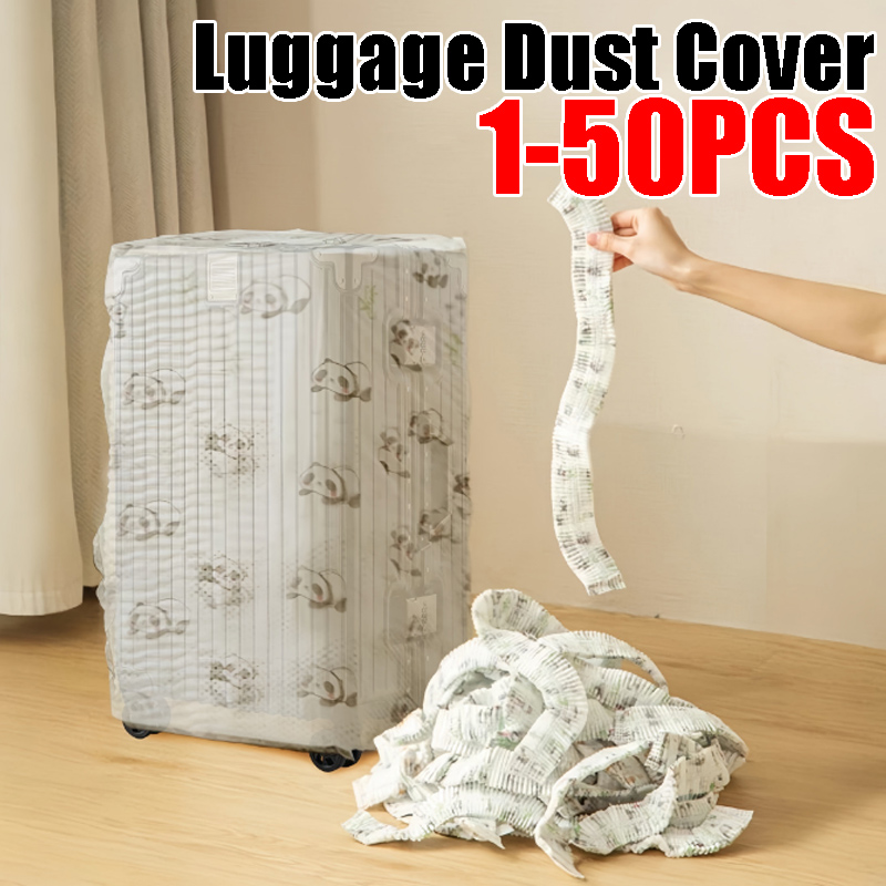 Disposable Non-Woven Universal - Waterproof Suitcase Cover Protector ulasan dan harga