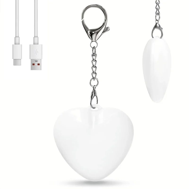 Portable Heart LED Mini Keycha - Wallets ulasan dan harga